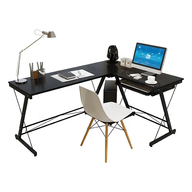 Многофункциональный угловой l-образный современный большой коммерческий офисный стол для офиса с боссом