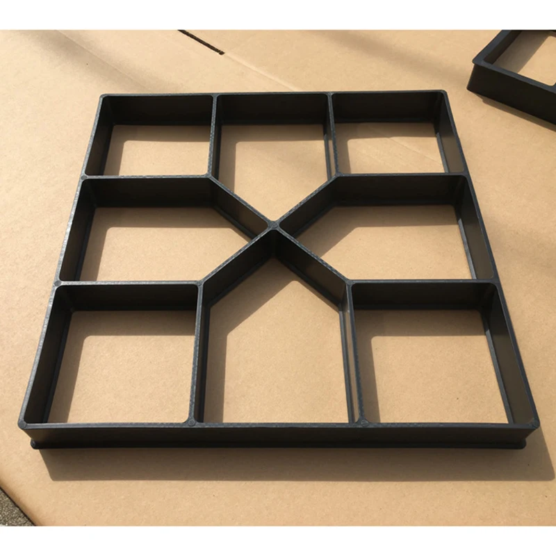 40*40*4cm Paving Mold Brick Concrete Cement Brick Manual Paving Mold Garden Path Maker Stone Road Tile DIY Pavement Molds