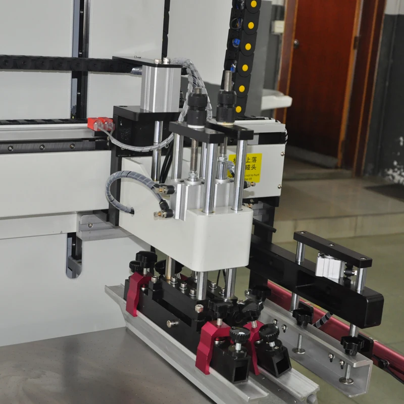 S-4060P  Semi Automatic Flat vacuum Screen Printer For T-shirt Tag Yoga Mat Mouse Mat pizza box carton box pcb board pet film