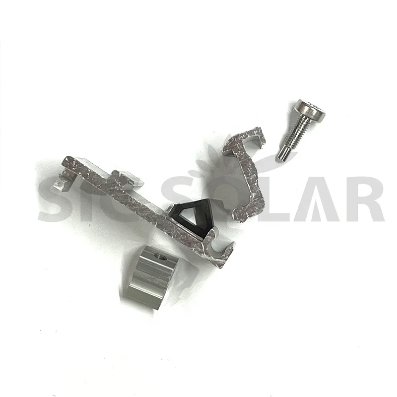 Photovoltaic Installation Component Part Aluminum Rail Cross Connector