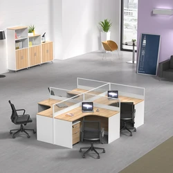office partition table Staff Cubicle workstation desk commercial Office Furniture set modular office table Bureau de travail