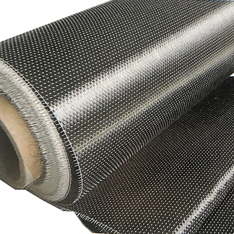 HENGLV High Strength Twill 240gsm 600gsm 1k 3k 200g 12k 650 Gsm Woven Carbon Fiber Fabric Unidirectional For Sale