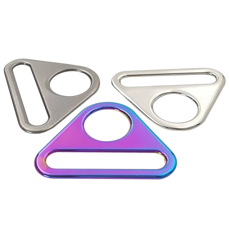 Triangle Bag Buckle Handbag Triangle Bag Strap Connector Ring Buckle For Bag Making