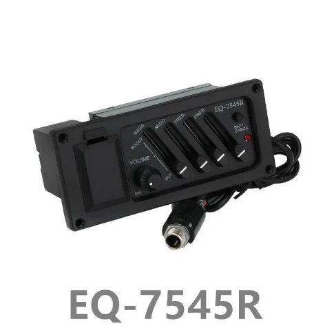 EQ-7545R Acoustic Guitar Preamp Pickup 4-band adjustment EQ Equalizer