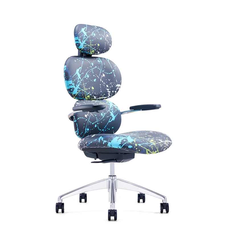 Light Luxury Leather Office Guest Chair Business Conference Room Reception boss Chair Home Computer Backrest Study Chair