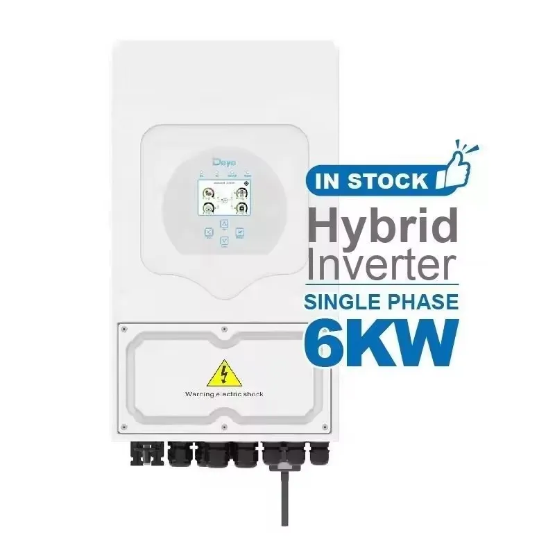 Single phase hybrid inverter Deye SUN-6K-SG05LP1-EU 40-60v LV Battery supported Hybrid Solar Inverter Deye 3.6kw 5kw 6Kw 7kw 8kw