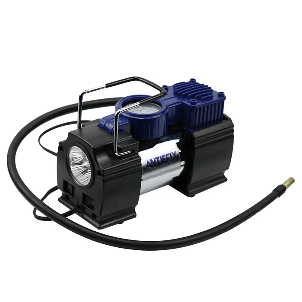 12V Heavy Duty Digital Metal Single Cylinder Air Compressor Car Portable Emergency Tools 35L/Min Electric Tire Inflator