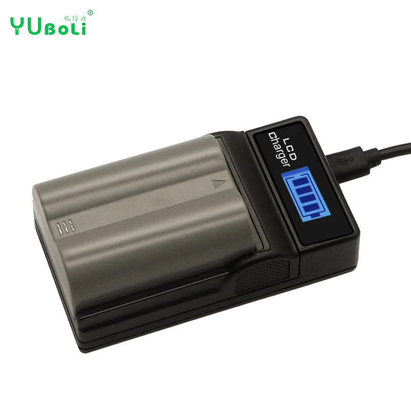 LCD Display USB Charger EN-EL3e ENEL3e EN EL3e EL3 LCD Battery Charger for Nikon D70S D80 D90 D50 D300S D300 D100 D200 D700