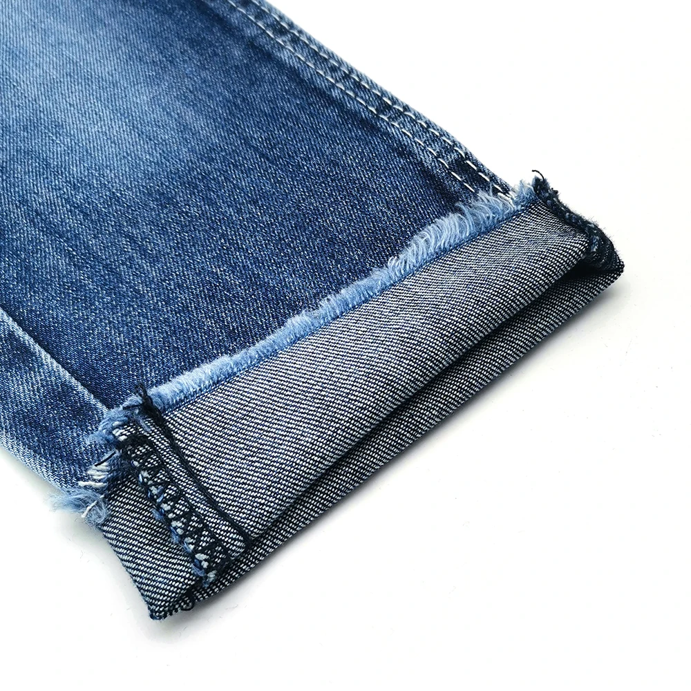 180-cm woven blue stretch denim fabric for jacket  10OA+10*10/75D+20D TR