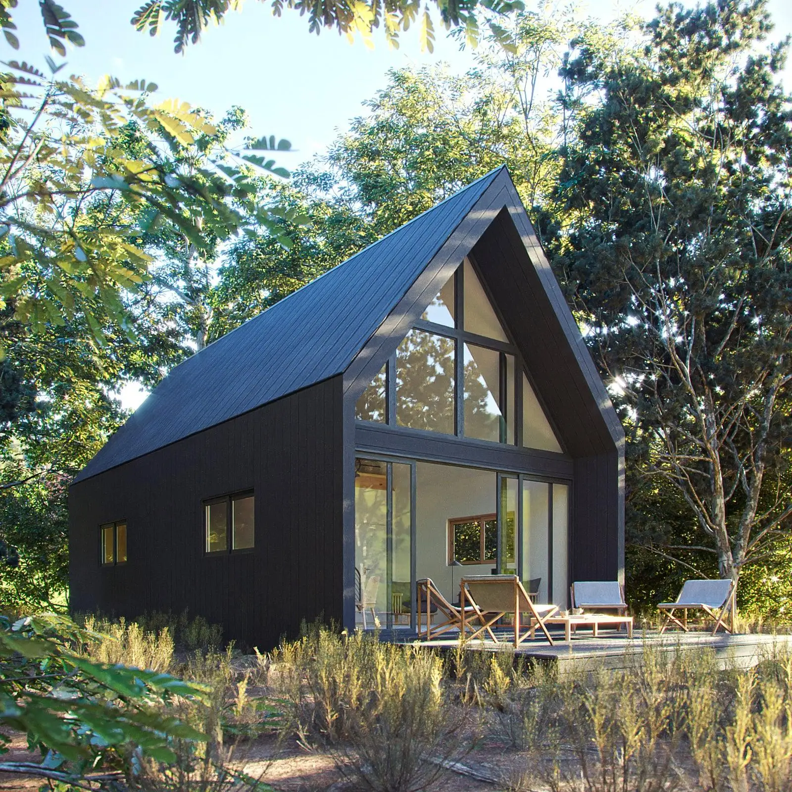 Customized design beautiful wooden storage house for villas