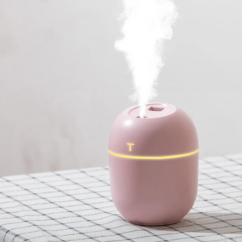 Portable Mini Humidifier Ultrasonic Air Humidifier 220ML Aroma Essential Oil Diffuser for Home Car USB Fogger Mist Maker