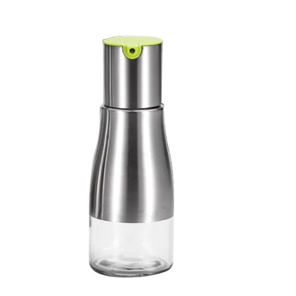 Custom Stainless steel Olive Oil Dispenser Bottle, glass olive oil and vinegar dispenser for Kitchen cooking