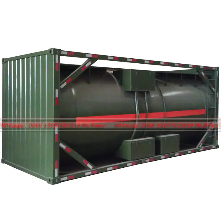 20FT LPG ISO Tank Container UN T75 ASME Standard Liquid Gas Storage Container Whastapp +8615897603919