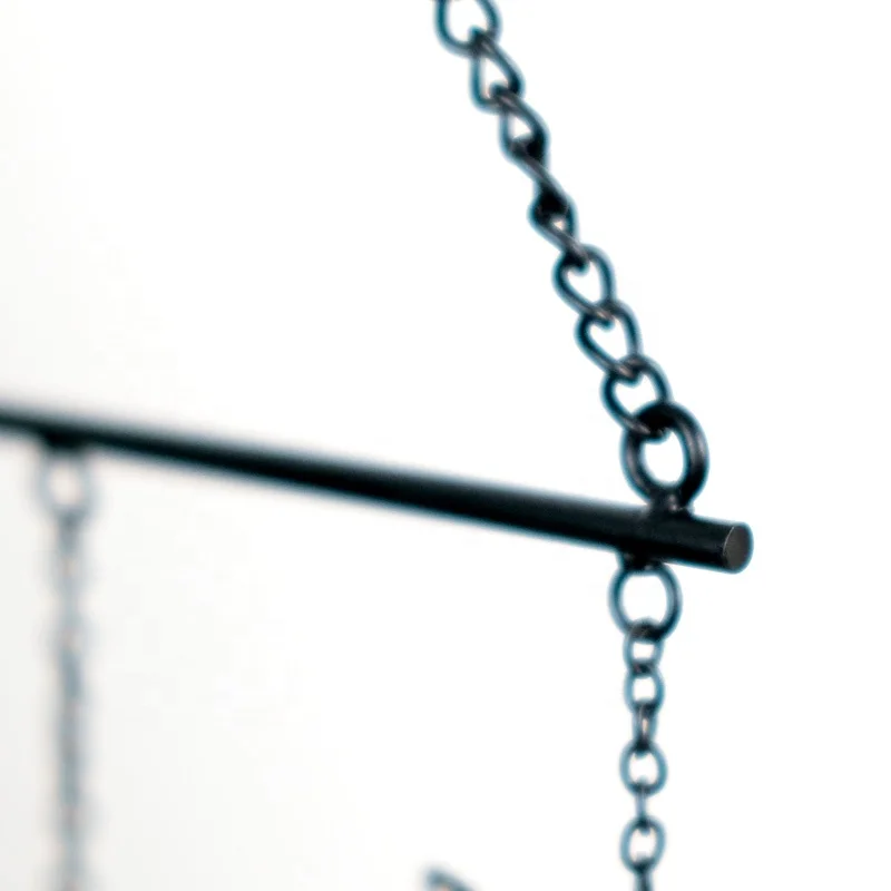 Wholesale Outdoor Home Garden Decoration Gift Music Bell Windchimes Black Butterfly Metal Memorial Wind Chimes