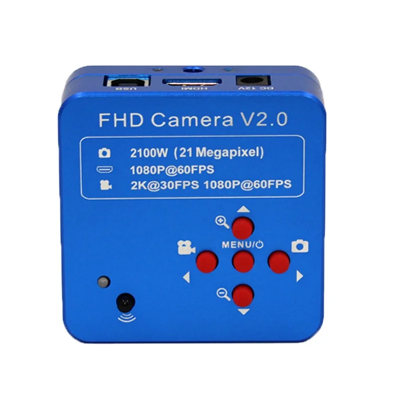 
21MP USB microscope camera industrial microscope stand 0.5X C-mount lens for digital electronic camera microscope 