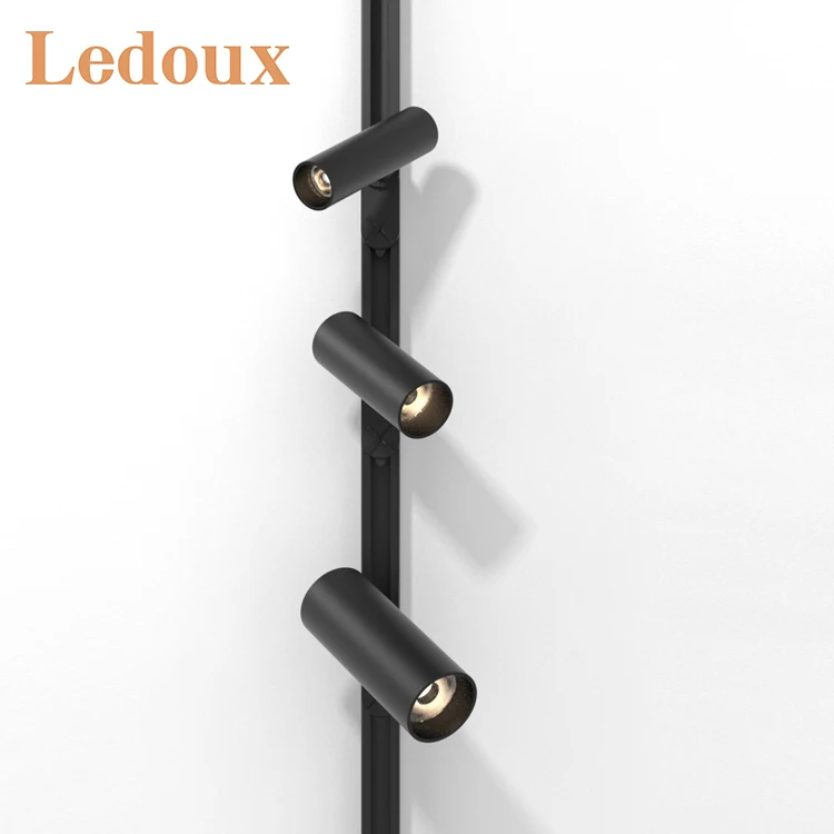 LEDOUX Best Selling Anti-Glare Surface Mounted Aluminum Adjustable led Track light Living Room Gallery led Track lights