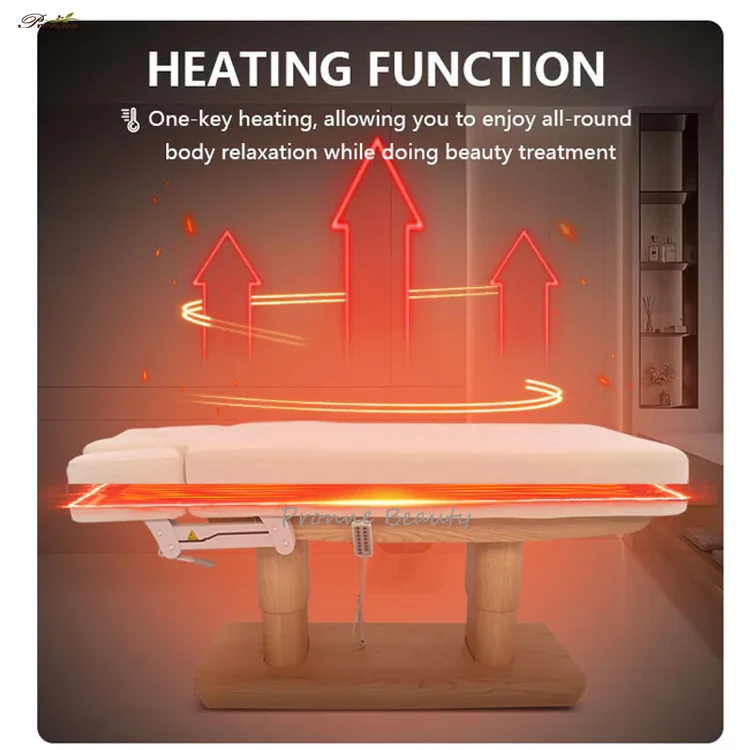 High End Multifunctional Electric Heating Laser Spa Facial Body Table Treatment Bed Massage