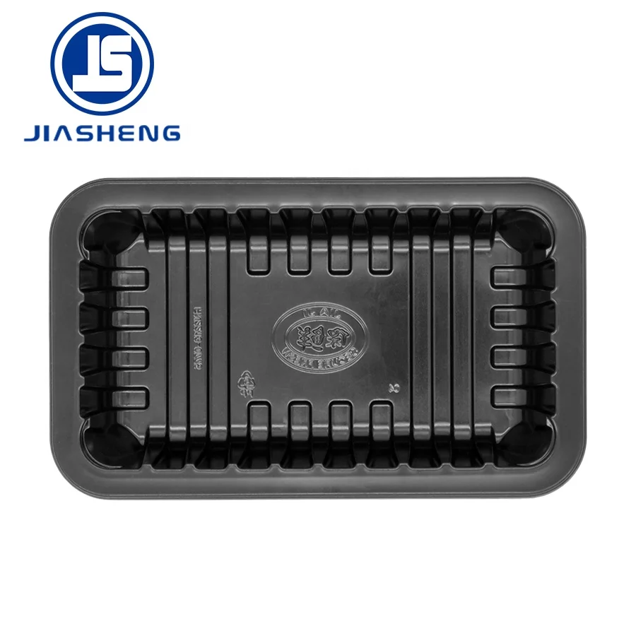 biodegradable fresh food box tray vacuum forming food packaging tray