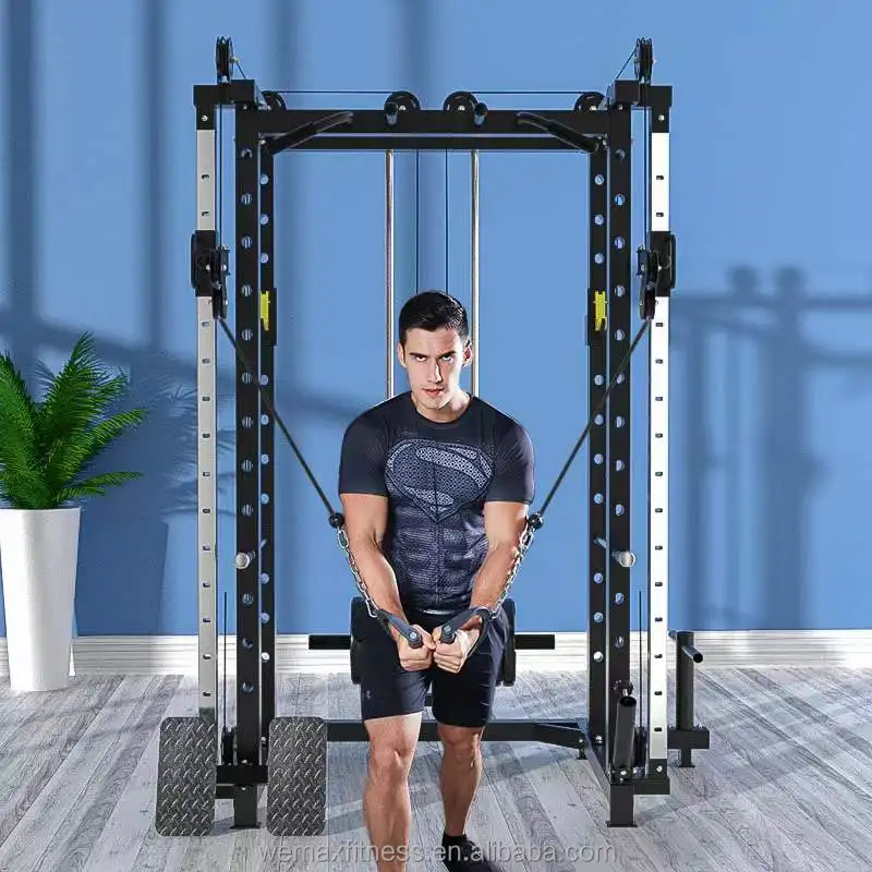 Wemax Popular Gym Equipment Multi Functional Smith Machine Home MAX-66 Comprehensive Trainer