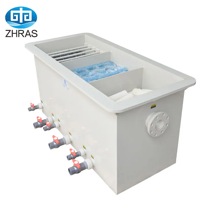 RAS Indoor Fish Farm Biological Filter Tank filter water bio Biological Filter Tank