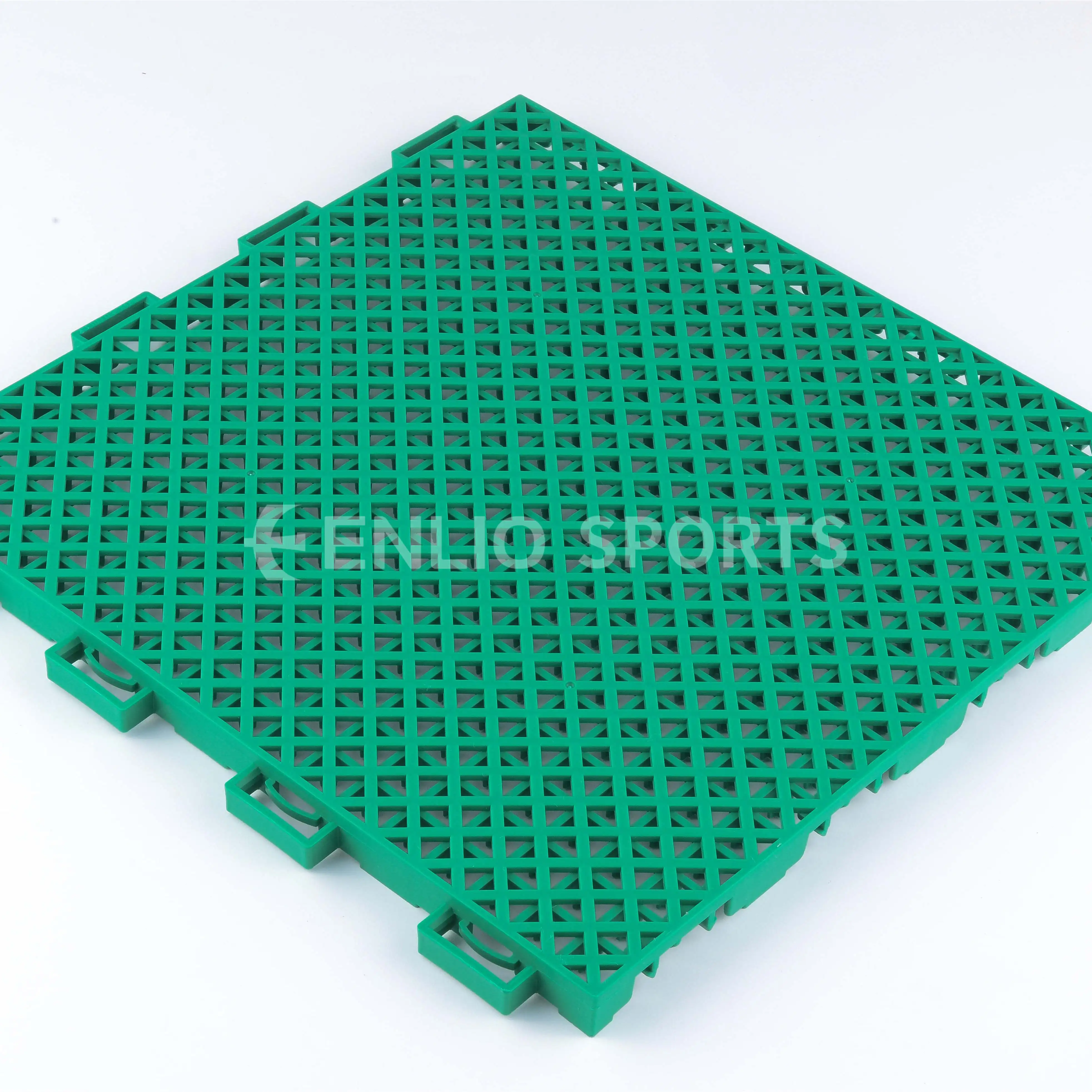 Enlio Pickelball Suspended Floor Mat With Indoor Outdoor Pickle Ball Court And Basketball/Badminton Sport Court Flooring Carpet