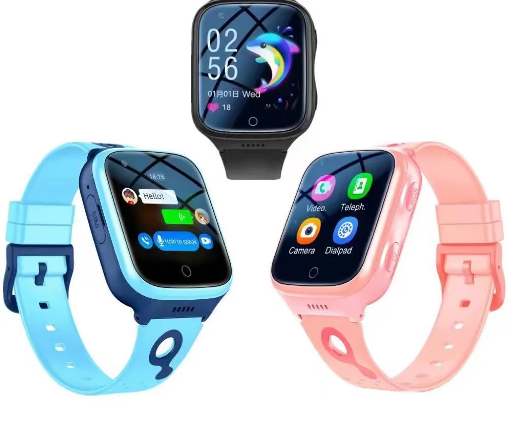 4G Kids Smart Watch K9 Video Call GPS Children Calculator Camera IP67 Waterproof SmartWatch Baby