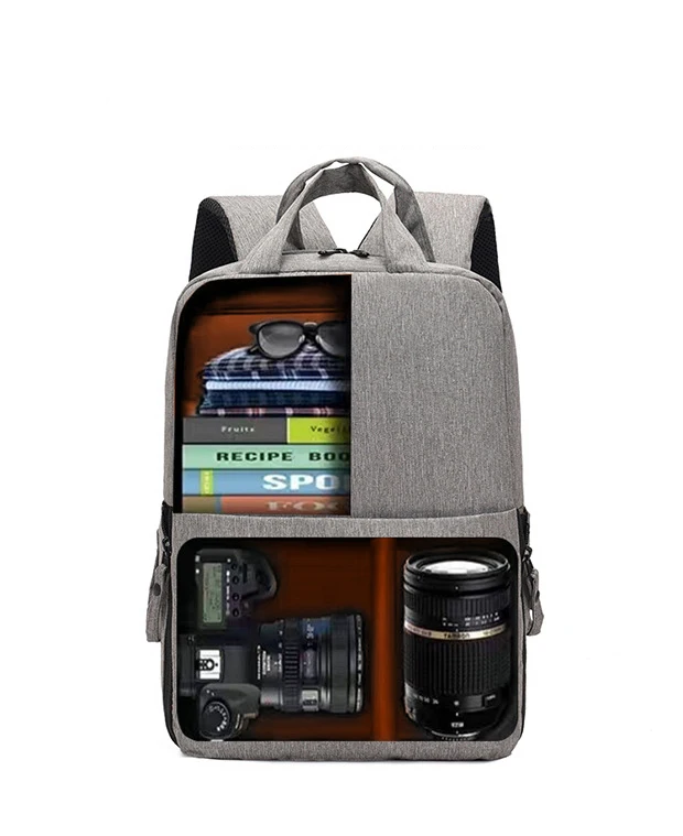 
Hot Sales Large Capacity High Quality Nylon Material Water Repellent Design Professional Camera Backpack for Men Woman 