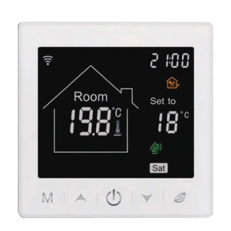 High Quality Smart Wifi Thermostat Wireless In Low Voltage Room For Floor Heating System