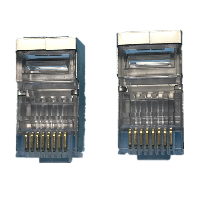 Экранированные соединители STP Cat6 RJ45 LAN для сетевого
