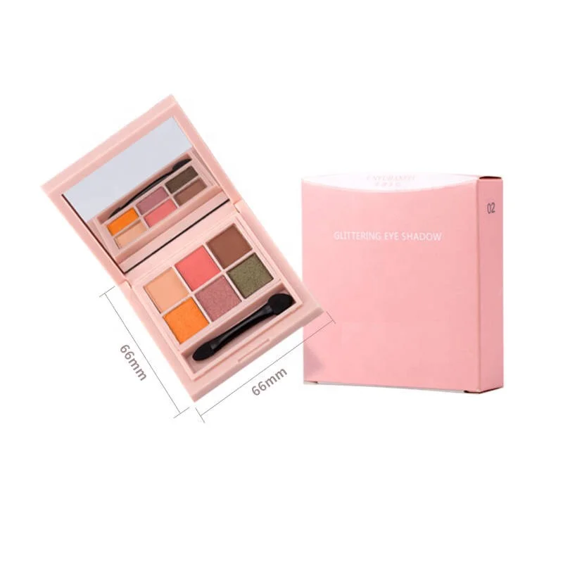 6 Colors Matte Eyes Effect  Makeup Eyeshadow Palette Private Label