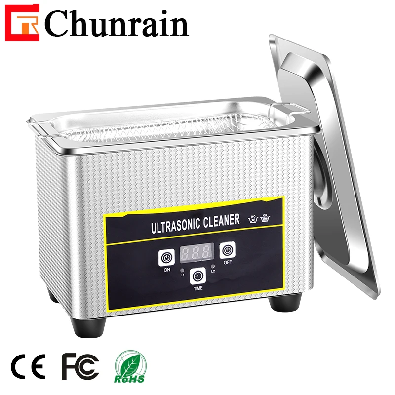 Digital Ultrasonic cleaner For Jewelry Watches Rings Eyeglass Frames CR-008 0.8L 35W 42KHZ