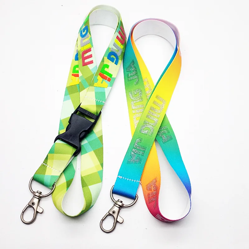 Factory sales free samples Custom Logo Polyester Airbus Lanyards for Mobile Phone