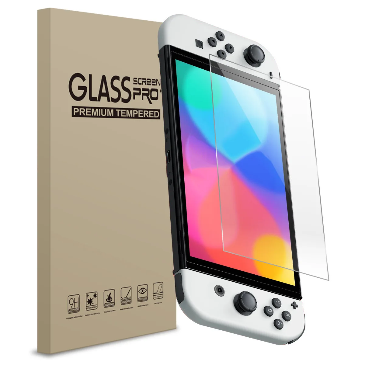 
For Nintendo Switch OLED 7 Inch Tempered Glass 9H HD Screen Protector Film Guard Ultra thin Cover For NS OLED 2021 Accessories 