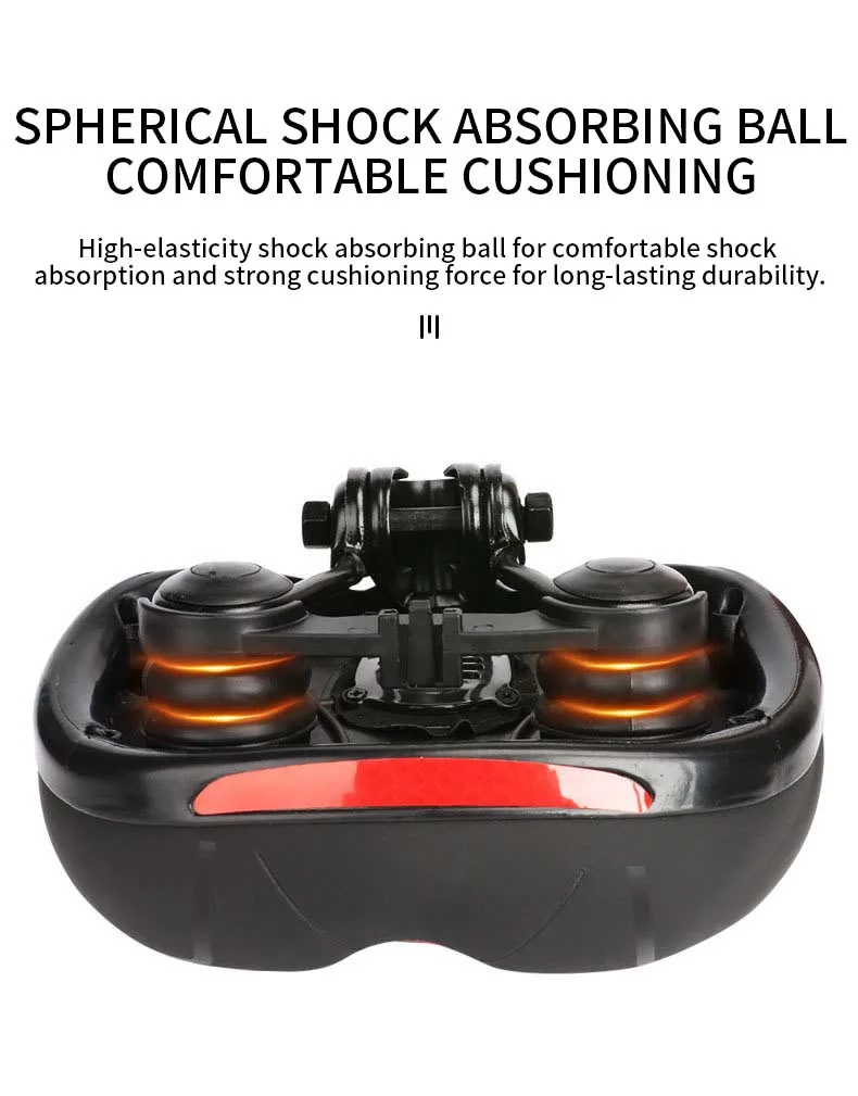 Shockproof Cushion Soft Comfortable Softwidening High Elastic Shock Absorption Mountain Bike Deep Dent Bicycle Saddle
