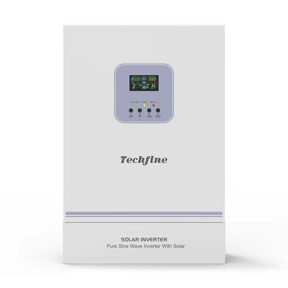 3.6KW 3600W Pure sine wave off grid hybrid solar inverter 24V100A MPPT solar charger working without battery