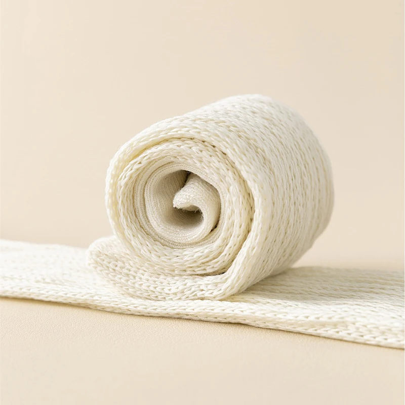 Autumn Winter New Arrival Girls Fashion Socks Thick Terry Bottom Long Knee-High Warm Solid Candy Color Custom Women Slouch Socks