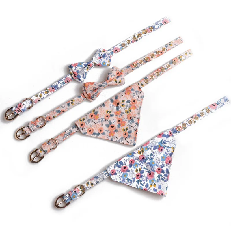 Zhejiang Wholesale Pet Bandana Personalized logo accept Dog Head Scarf Accessories