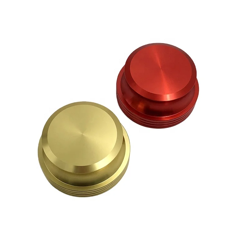 OEM Customized High Quality Record Player Balanced CNC Machining Metal Disc Turntable Weight Stabilizer Turning CNC Service