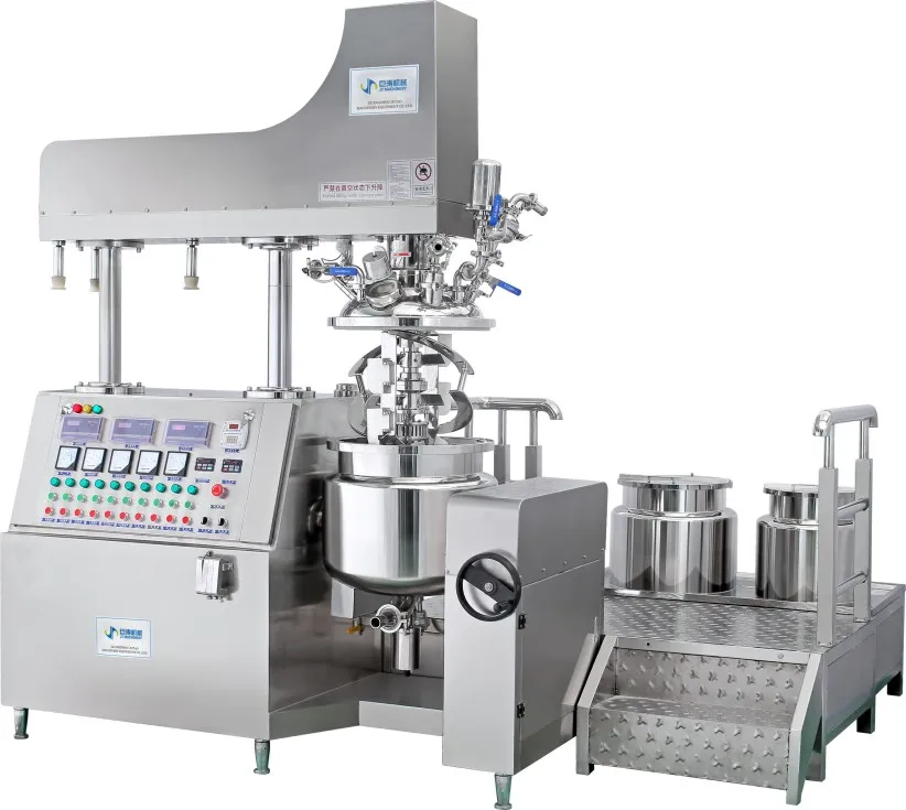 Food Standard mirror polishing ketchup / mayonnaise vacuum emulsifying mixer for food production 100L 200L 300L 400L 500L