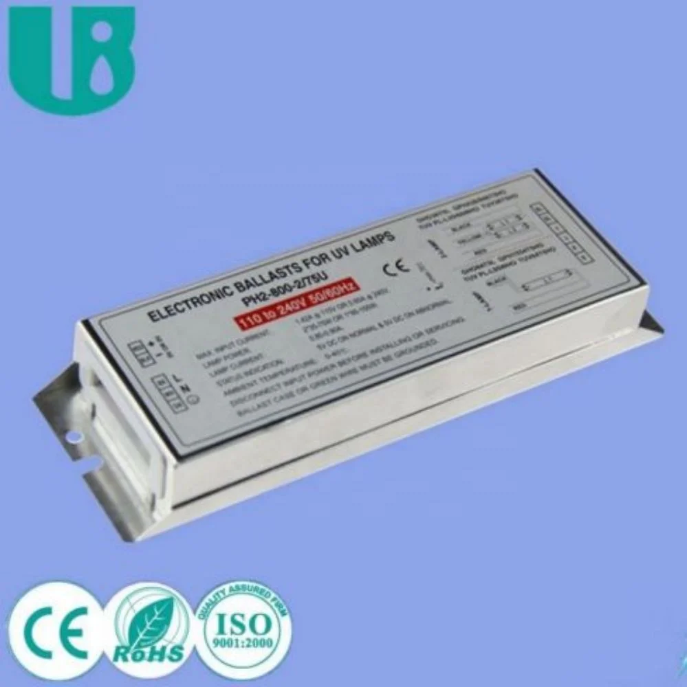 PH2-800-2/75U 2*75w 95w 150w uv lamp ballast uvc germicidal lamps compatible