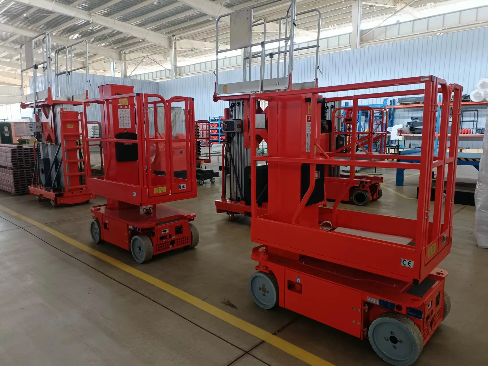 VBWP Series 3.6m 4.8m 6m Mini Portable Stable Professional Telescopic Boom Vertical Aerial Working Lift Platform