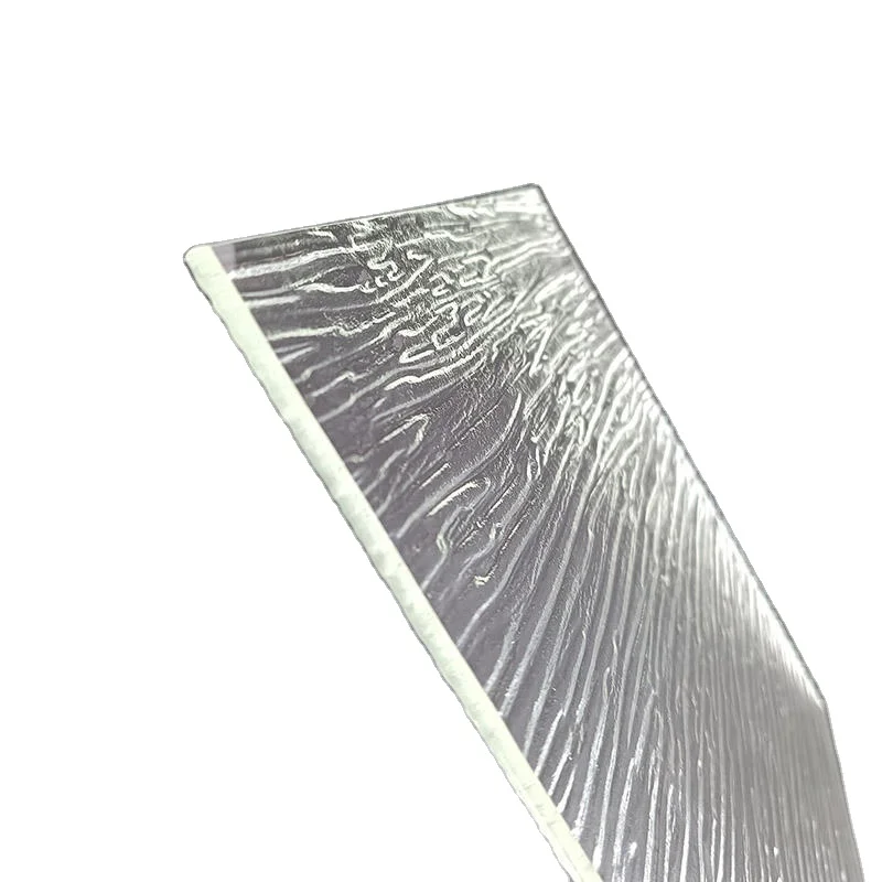 Decorative Transparent Tempered art Figured Textured Sheet Glass