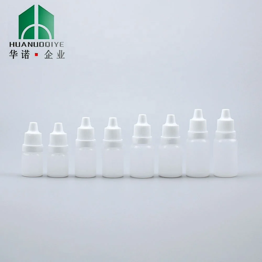 5ml 8ml 10ml 15ml Packaging Empty LDPE Squeezable Eye Medical Plastic Dropper Squeezable Bottles with Tamper Seal Cap