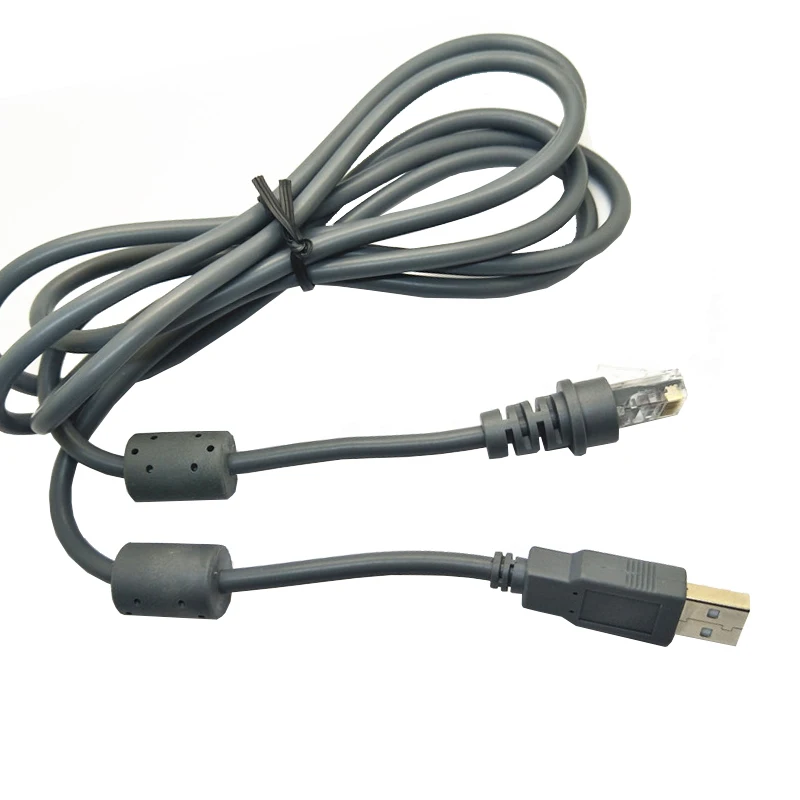 RJ45 RJ48 RJ11 USB A RS232 barcode scanner cable Coiled spiral cable High Quality Ethernet Cable