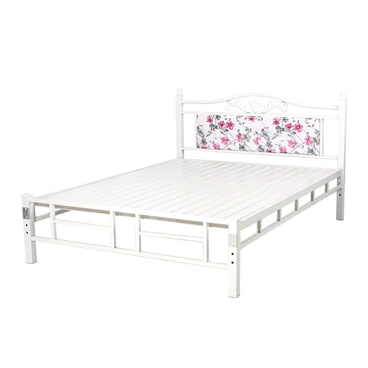 Modern School Cheap Wrought Iron Metal Beds Student Adult Double Deck Frame Bunk Bed