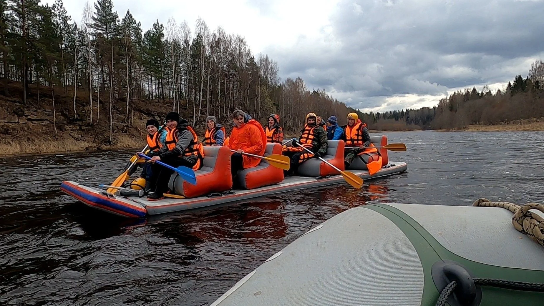 Quality Emergency  Rapid Deployment Craft Inflatable Swiftwater Snow,Ice And Mud Rescue Sled Raft Boat With Paddle for Sale