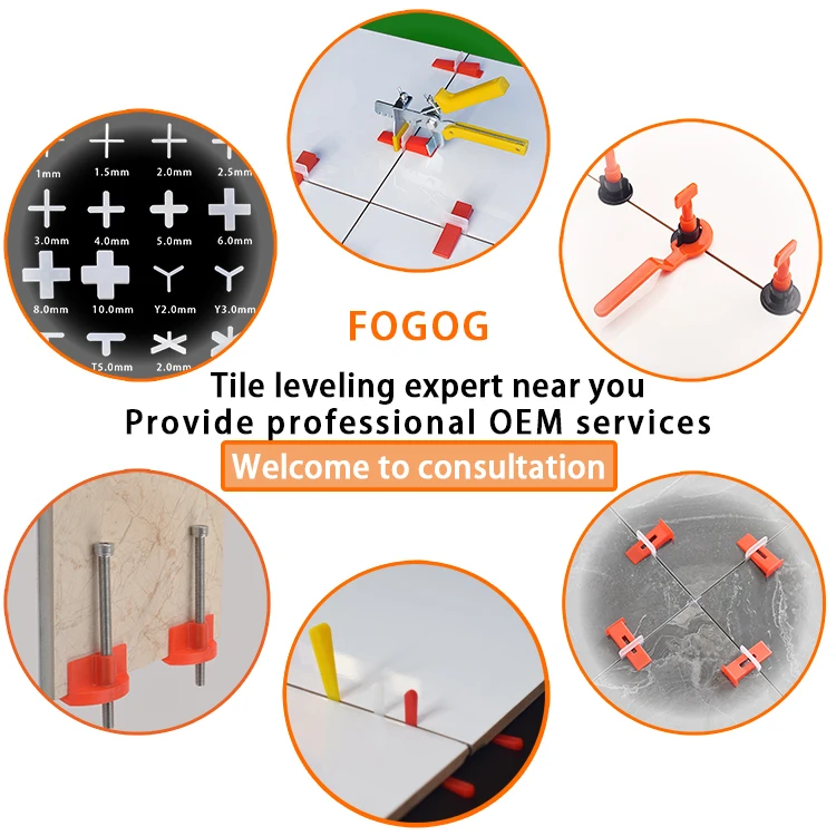 Tile Clips Leveling System Accessories Spacer 1.0mm