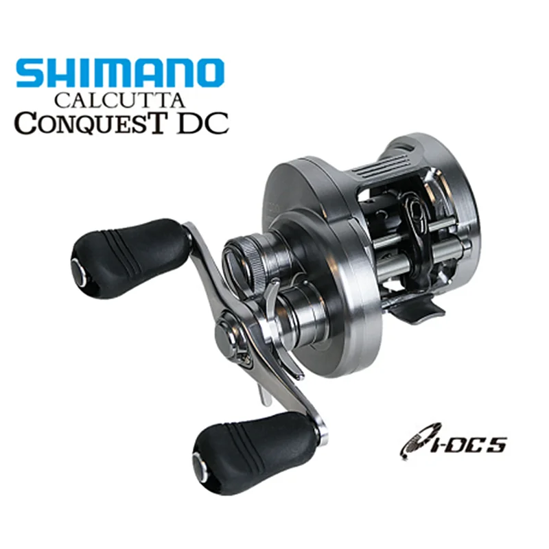  NEW 2020 Original SHIMA-NO CALCUTTA CONQUEST DC 200 201 100 101 HG FISHING REEL 12+1 BB CQ BAITCASTING