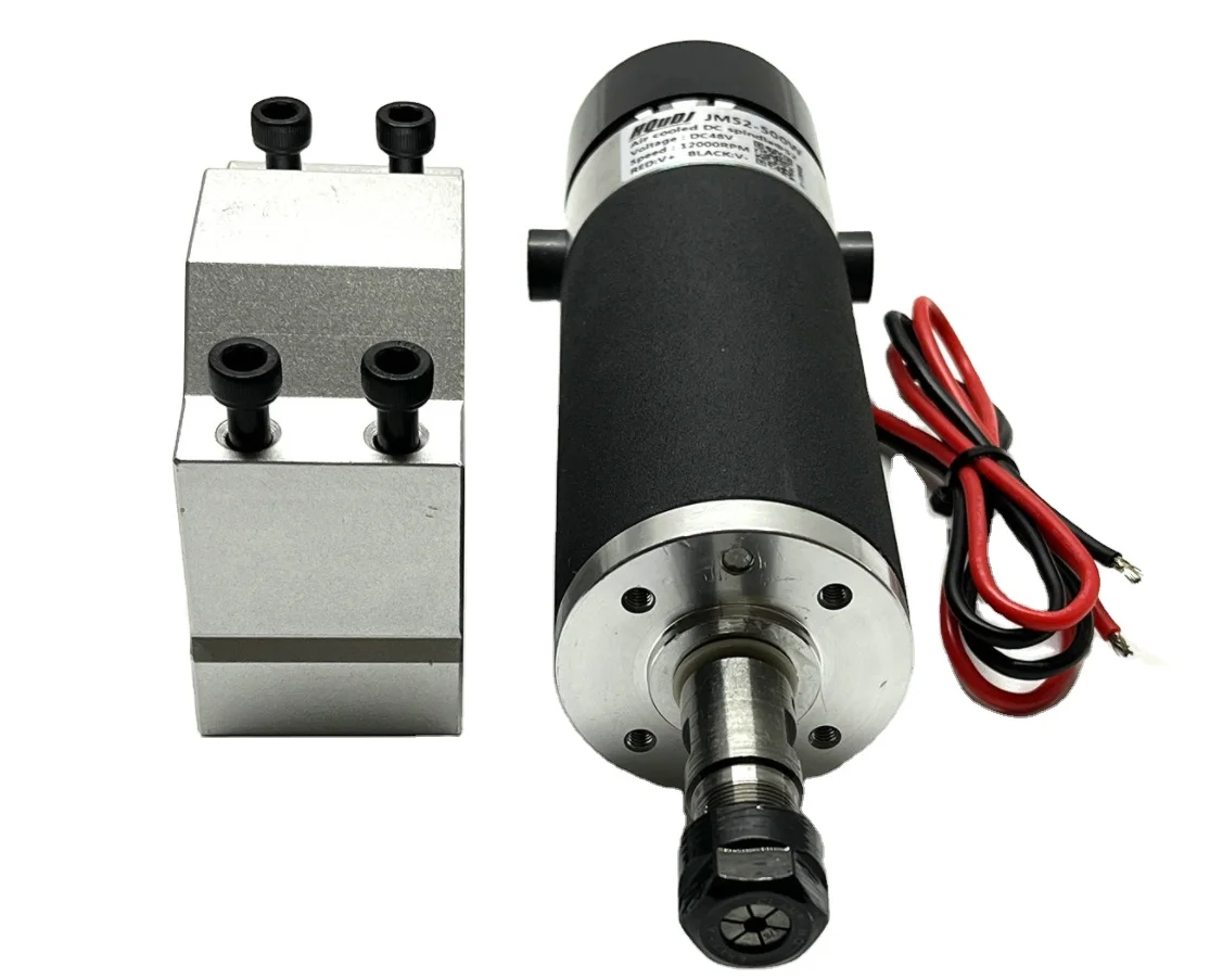 500W Air-Cooled Spindle Motor Mach3 ER11 DC48V 0.55NM Power Governor CNC PCB