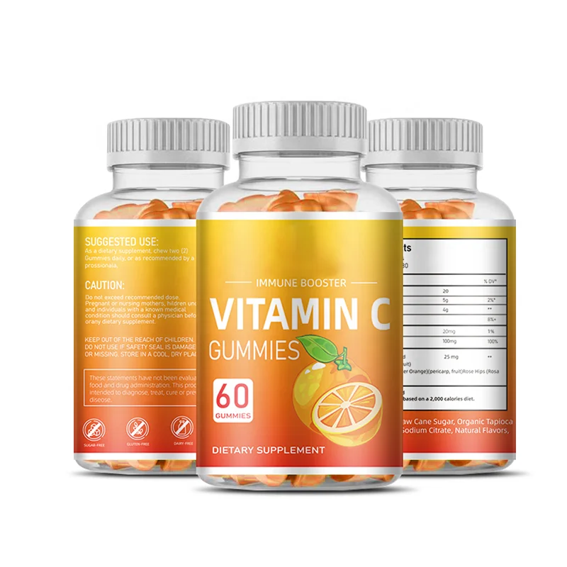 Vitamin C Gummies soft candy immune booster zinc echinacea healthcare food supply supplements weight dietary supplement